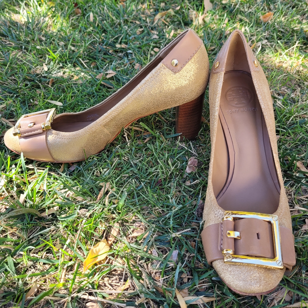 Tory Burch Paulina Heels Shoes.
